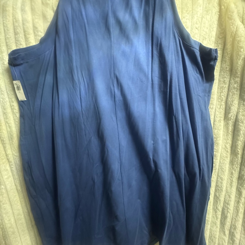 NEW WITH TAG - Comfy Blue Sleeveless Dress